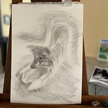Mon projet du cours : Dessin expressif au fusain. Fine Arts, Drawing, Portrait Drawing, and Naturalistic Illustration project by g2jcv9ctyf - 04.01.2024
