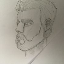 My project for course: Portrait Sketchbooking: Explore the Human Face. Sketching, Drawing, Portrait Drawing, Artistic Drawing, and Sketchbook project by hlyoungerman - 04.01.2024