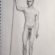 My project for course: Realistic Human Figure Drawing Ein Projekt aus dem Bereich Traditionelle Illustration, Bildende Künste, Skizzenentwurf, Bleistiftzeichnung, Zeichnung, Realistische Zeichnung und Anatomische Zeichnung von Kevin Boedigheimer - 02.04.2024