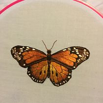 My project for course: Realistic Embroidery Techniques. Traditional illustration, Embroider, and Textile Design project by katebondett - 04.02.2024
