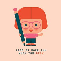 Mijn project van de cursus: Vectorkarakterontwerp met geometrische vormen. Character Design, Vector Illustration, Drawing, and Digital Illustration project by silentgirl - 04.02.2024