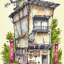 Mi proyecto de urban sketching con rotuladores Ein Projekt aus dem Bereich Skizzenentwurf, Zeichnung, Architektonische Illustration, Sketchbook und Illustration mit Tinte von Desiree Delgado - 02.04.2024