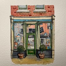 My project for course: Watercolor Urban Illustration: Portray your City. Un projet de Peinture, Dessin, Aquarelle et Illustration architecturale de natalia_prekopova - 02.04.2024