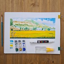 Meu projeto do curso: Caderno de viagem em aquarela. Traditional illustration, Watercolor Painting, Architectural Illustration, and Sketchbook project by Leandro Andrade - 04.01.2024