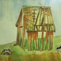 Mi proyecto del curso: Acuarela y color para cómic e ilustración. Traditional illustration, Comic, and Watercolor Painting project by Cristopher Guillermo Pinto Morales - 04.03.2024