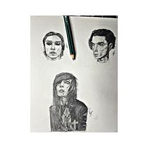 Mi proyecto del curso: Sketchbook de retrato: explora el rostro humano. Sketching, Drawing, Portrait Drawing, Artistic Drawing, and Sketchbook project by Maided Hernandez - 04.03.2024