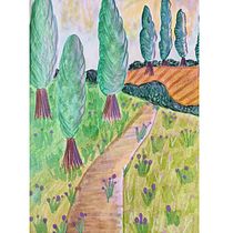 Mi proyecto del curso: Sketchbook de paisajes: la espontaneidad del color. Un progetto di Bozzetti, Creatività, Disegno a matita, Disegno e Sketchbook di Vann Barrientos - 03.04.2024