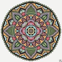Mi proyecto del curso: Zentangle y mandalas: dibuja patrones armónicos. Un projet de Peinture, Dessin, Peinture acr, lique , et Créativité avec les enfants de Camila Martinez Lopez - 31.03.2024