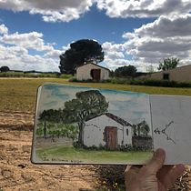 Mi proyecto del curso: Cuaderno de viaje en acuarela. Traditional illustration, Watercolor Painting, Architectural Illustration, and Sketchbook project by Carmen Moya Paños - 04.03.2024