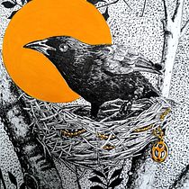 Meu projeto do curso: Ilustração realista de aves com elementos imaginativos. Pencil Drawing, Drawing, Ink Illustration, and Naturalistic Illustration project by Giselle Paiva - 04.01.2024