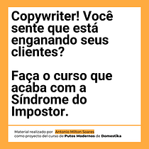 Meu projeto do curso: Copywriting para copywriters. Un progetto di Pubblicità, Cop, writing, Stor, telling e Comunicazione di Antonio Soares - 03.04.2024