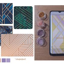Mi proyecto del curso: Diseño de accesorios con cuentas: teje patrones elegantes. Accessor, Design, Arts, Crafts, Jewelr, Design, and Fiber Arts project by claupaipa18 - 04.04.2024