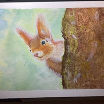 My project for course: Expressive Animal Portraits in Watercolor. Un proyecto de Ilustración tradicional, Pintura a la acuarela, Dibujo realista e Ilustración naturalista				 de Diana Whitworth - 04.04.2024