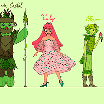 Meu projeto do curso: Introdução ao desenho de personagens para animação e videogames Ein Projekt aus dem Bereich Traditionelle Illustration, Animation, Design von Figuren, Videospiele und Design für Videospiele von Sarah Even - 03.04.2024