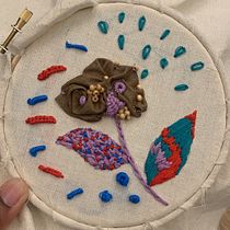My project for course: Creative Embroidery: The Stitch Revolution. Un projet de Créativité, Broderie , et Design textile de Tainara Waite - 04.04.2024