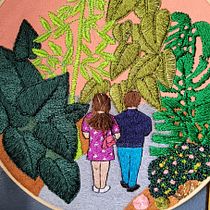 Mi proyecto del curso: Introducción al bordado botánico. Un projet de Broderie , et Design textile de Nicole Vargas - 25.03.2023