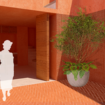 Meu projeto do curso: Representação gráfica de projetos arquitetônicos. Un projet de Architecture, Design graphique, Architecture d'intérieur, Design d'intérieur, Pa, sagisme, Collage, Architecture numérique et Illustration architecturale de Bruna Duarte - 24.03.2024