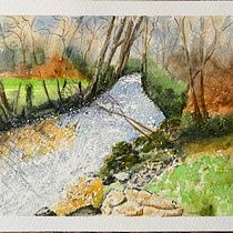 My project for course: Painting Realistic Watercolor Landscapes. Projekt z dziedziny  Sztuki piękne,  Malarstwo, Sketching, Malowanie akwarelą, Ilustracja naturalist i czna użytkownika lorna_wilson - 03.04.2024
