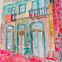 My project for course: Watercolor Urban Illustration: Portray your City. Un projet de Peinture, Dessin, Aquarelle et Illustration architecturale de Nancy Poulin - 05.04.2024