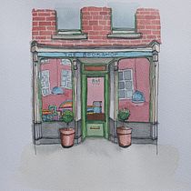 My project for course: Watercolor Urban Illustration: Portray your City. Un projet de Peinture, Dessin, Aquarelle et Illustration architecturale de michelle86 - 01.04.2024
