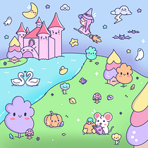 My project for course: Designing Kawaii Worlds: Spread Joy Through Illustration. Character Design, Digital Illustration, and Manga project by silvyy04 - 04.04.2024