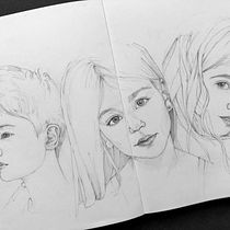 Mi proyecto del curso: Sketchbook de retrato: explora el rostro humano. Sketching, Drawing, Portrait Drawing, Artistic Drawing, and Sketchbook project by ilevc22 - 04.06.2024