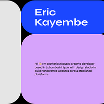 Mon projet du cours : HTLM, CSS et JavaScript pour débutants. Un proyecto de Programación, Diseño Web, Desarrollo Web, CSS, HTML y JavaScript de Eric Kayembe - 06.04.2024
