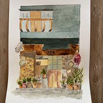 Il mio progetto del corso: Illustrazione di scene incantevoli con acquerello e penna stilografica. Painting, Sketching, Watercolor Painting, Architectural Illustration & Ink Illustration project by sbizzotto84 - 03.29.2024