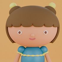 My project for course: Kawaii Character Creation in 3D with Blender Ein Projekt aus dem Bereich Traditionelle Illustration, Design von Figuren, Digitale Illustration, 3-D-Modellierung und Manga von Andrew John Revell - 30.03.2024
