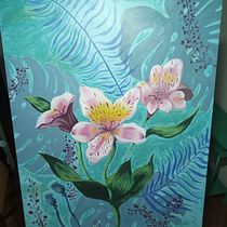 Meu projeto do curso:  Estudo de pintura botânica com acrílico. Traditional illustration, Fine Arts, Painting, Acr, lic Painting, and Botanical Illustration project by Leandro Almeida - 04.07.2024