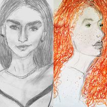 My project for course: Portrait Sketchbooking: Explore the Human Face. Een project van  Schetsen,  Tekening,  Portrettekening,  Artistieke tekening y Sketchbook van naasha_jain - 07.04.2024