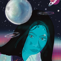 Mi proyecto del curso: Retratos de fantasía en Procreate Ein Projekt aus dem Bereich Traditionelle Illustration, Digitale Illustration und Digitale Malerei von Claudia Elizabeth Hernández Lara - 06.04.2024