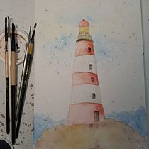 Mi proyecto del curso: Técnicas modernas de acuarela. Un progetto di Illustrazione tradizionale, Belle arti, Pittura e Pittura ad acquerello di Carolina Recio - 07.04.2024