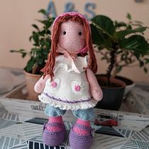 Mi proyecto del curso: Elaboración de muñecas amigurumi románticas. Un proyecto de Artesanía, Diseño de juguetes, Tejido, Crochet, Amigurumi y Diseño textil de softenas - 07.04.2024