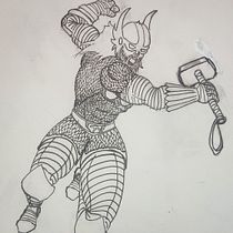 Mi proyecto del curso: Ilustración para cómics: anatomía de un superhéroe. Un progetto di Illustrazione tradizionale, Character design, Fumetto, Disegno a matita e Disegno anatomico di Javier Bellido Escudero - 07.04.2024