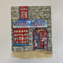 My project for course: Watercolor Urban Illustration: Portray your City. Un projet de Peinture, Dessin, Aquarelle et Illustration architecturale de maeveytea - 07.04.2024