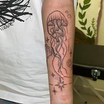 Meu projeto do curso: Tatuagem para principiantes. Tattoo Design project by Bela Miranda - 04.07.2024