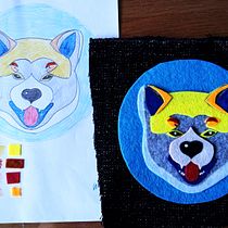 Mon projet du cours : Taka. Ilustração tradicional, Artesanato, Papercraft, Stor, telling, DIY, e Design têxtil projeto de Vera Verté - 07.04.2024