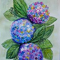 My project for course: Artistic Floral Watercolor: Connect with Nature. Botanical Illustration project by Ann Berwick - 04.07.2024