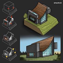Mi proyecto del curso: Sketching arquitectónico y artístico con Procreate. Architecture, Sketching, Digital Illustration, Digital Architecture, and Architectural Illustration project by tayde ubaldo - 04.08.2024