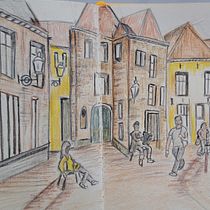 Mijn project van de cursus: Schetsboekillustraties met kleurpotloden. Ilustração tradicional, Artes plásticas, Esboçado, Desenho a lápis, Desenho, Desenho artístico, e Sketchbook projeto de Ursula Jansen - 08.04.2024