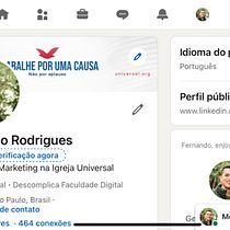 Meu projeto do curso: Estratégias para se destacar no LinkedIn. Un progetto di Br, ing, Br, identit, Social media, Marketing digitale e Content marketing di Fernando Rodrigues - 08.04.2024