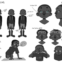 My project for course: Character Design: Develop Your Own Style Ein Projekt aus dem Bereich Traditionelle Illustration, Design von Figuren, Zeichnung, Digitale Illustration und Digitale Zeichnung von melvalda - 09.04.2024