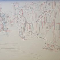 My project for course: Basic Principles of Drawing People from Imagination. Traditional illustration, Fine Arts, Sketching, Pencil Drawing, Drawing, Artistic Drawing, and Figure Drawing project by Robert - 04.09.2024