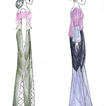 Mi proyecto del curso: Ilustración de bocetos de moda. Een project van Traditionele illustratie,  Schetsen,  Modeontwerp, Digitale tekening y Mode-illustratie van Laura Valentina Mora Castañeda - 10.04.2024