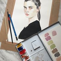 Mi proyecto del curso: Retrato en acuarela a partir de una fotografía. Traditional illustration, Watercolor Painting, and Portrait Drawing project by Maru Vázquez - 03.28.2024