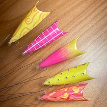 Mi proyecto del curso: Introducción al nail art. Design, Traditional illustration, Painting, Pattern Design, and Decorative Painting project by tiptopescapes - 04.10.2024