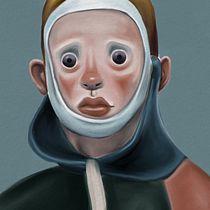 Mi proyecto del curso: Técnicas y estilos de ilustración con Procreate. Ilustração tradicional, Ilustração digital, Desenho digital, e Desenho de retrato projeto de Pedro Bon - 10.04.2024