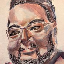 My project for course: Artistic Portrait with Watercolors. Fine Arts, Painting, Watercolor Painting, and Portrait Drawing project by gmveith - 04.03.2023