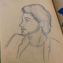 My project for course: Portrait Sketchbooking: Explore the Human Face. Projekt z dziedziny Sketching,  R, sunek, Portret,  R, sunek art, st, czn i Sketchbook użytkownika Aleja Becerra - 03.02.2022